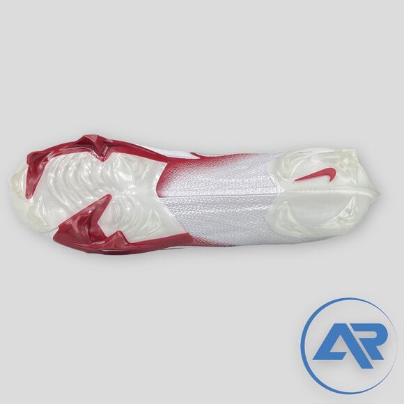 Nike Vapor Edge 360 Elite White Red Men's Size 13 Football Cleats CV6282-105 - Picture 6 of 7